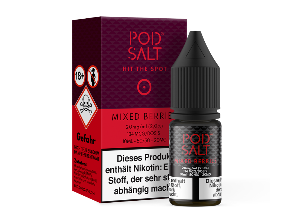 Pod Salt - Mixed Berries - Nikotinsalz Liquid 10ml