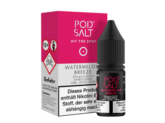 Pod Salt - Watermelon Breeze - Nikotinsalz Liquid 10ml