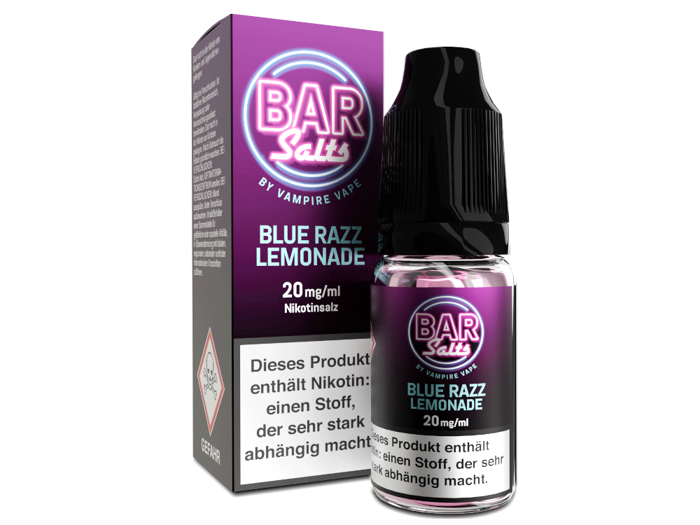 Vampire Vape - Bar Salts - Nikotinsalz Liquid 10ml - Blue Razz Lemonade