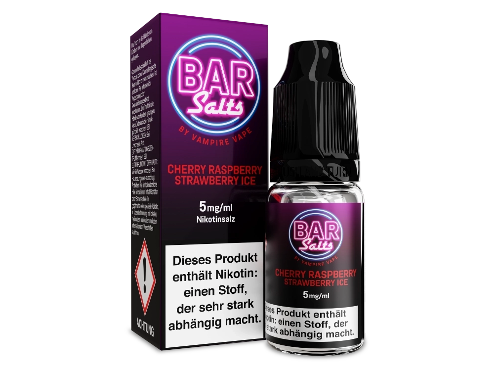 Vampire Vape - Bar Salts - Nikotinsalz Liquid 10ml - Cherry Raspberry Strawberry Ice