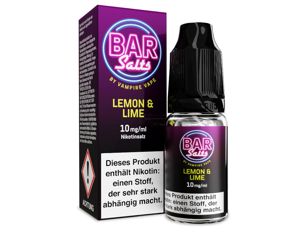 Vampire Vape - Bar Salts - Nikotinsalz Liquid 10ml - Lemon Lime