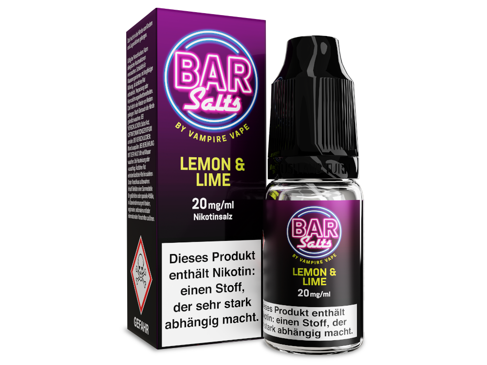 Vampire Vape - Bar Salts - Nikotinsalz Liquid 10ml - Lemon Lime