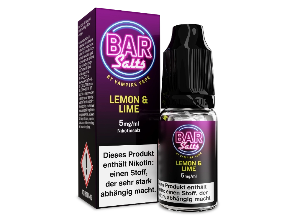 Vampire Vape - Bar Salts - Nikotinsalz Liquid 10ml - Lemon Lime