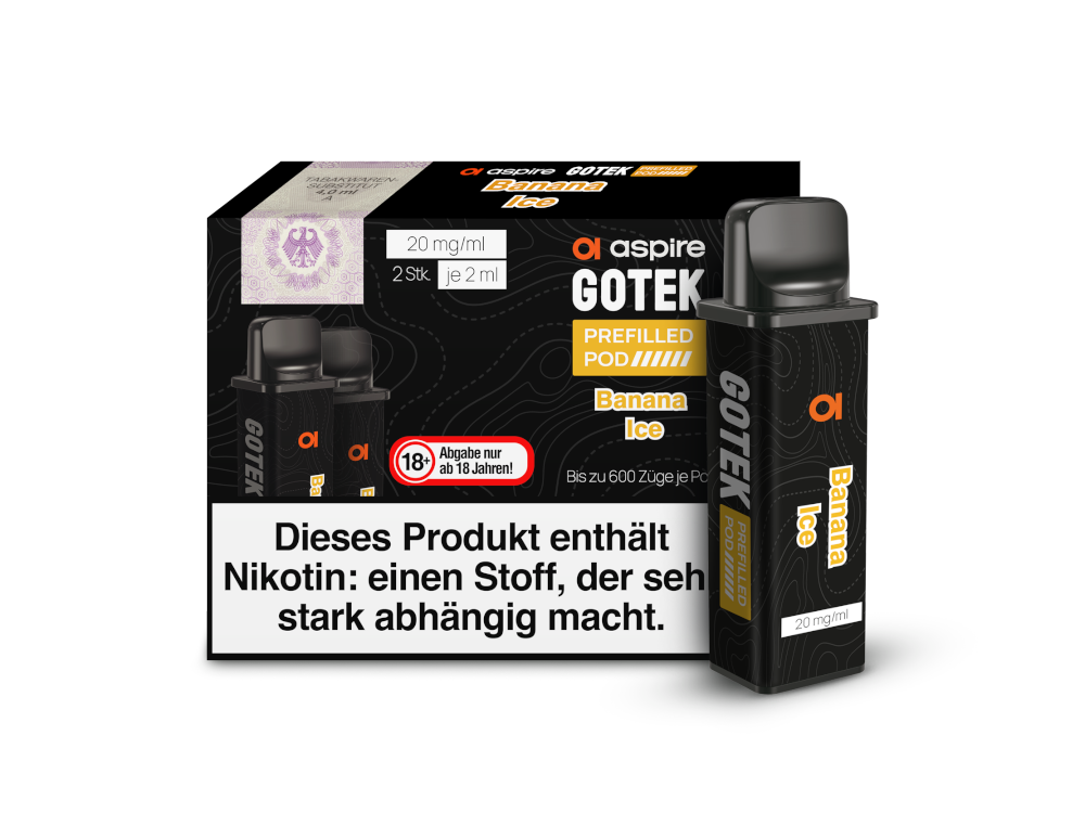 Aspire - GoTek Pod 20 mg/ml (2 Stück pro Packung) - Watermelon Ice