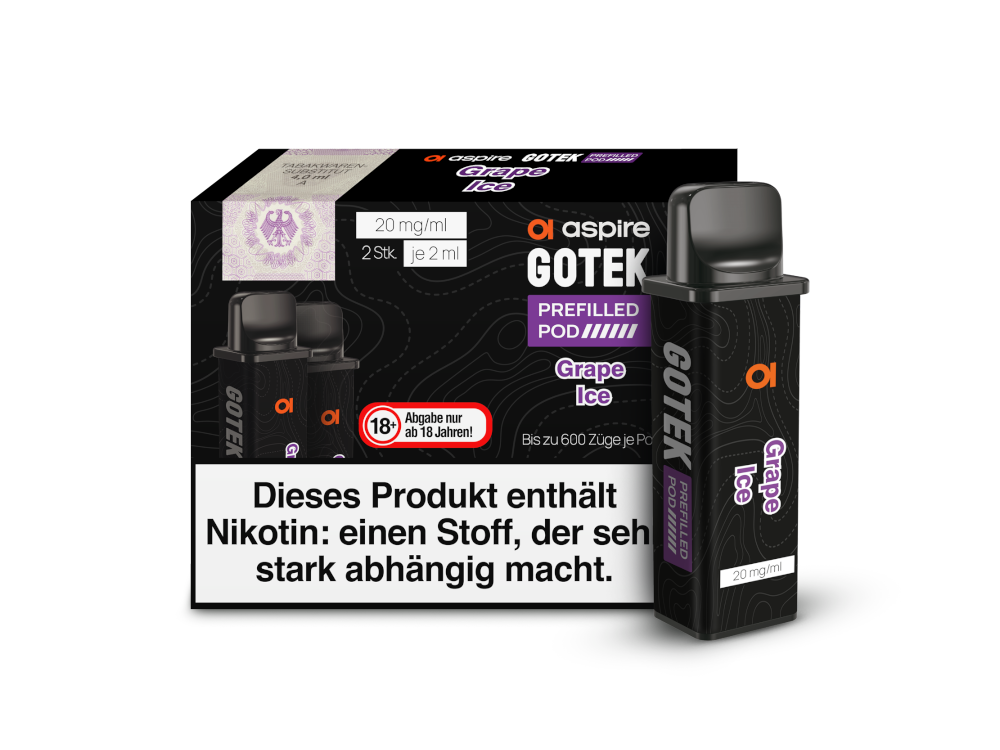 Aspire - GoTek Pod 20 mg/ml (2 Stück pro Packung) - Watermelon Ice