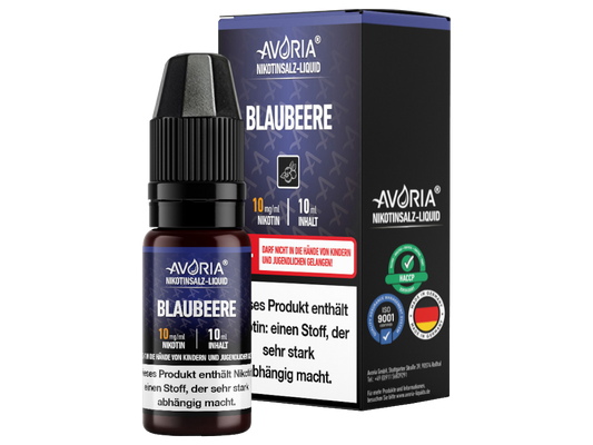 Avoria - Nikotinsalz Liquid 10ml - Blaubeere