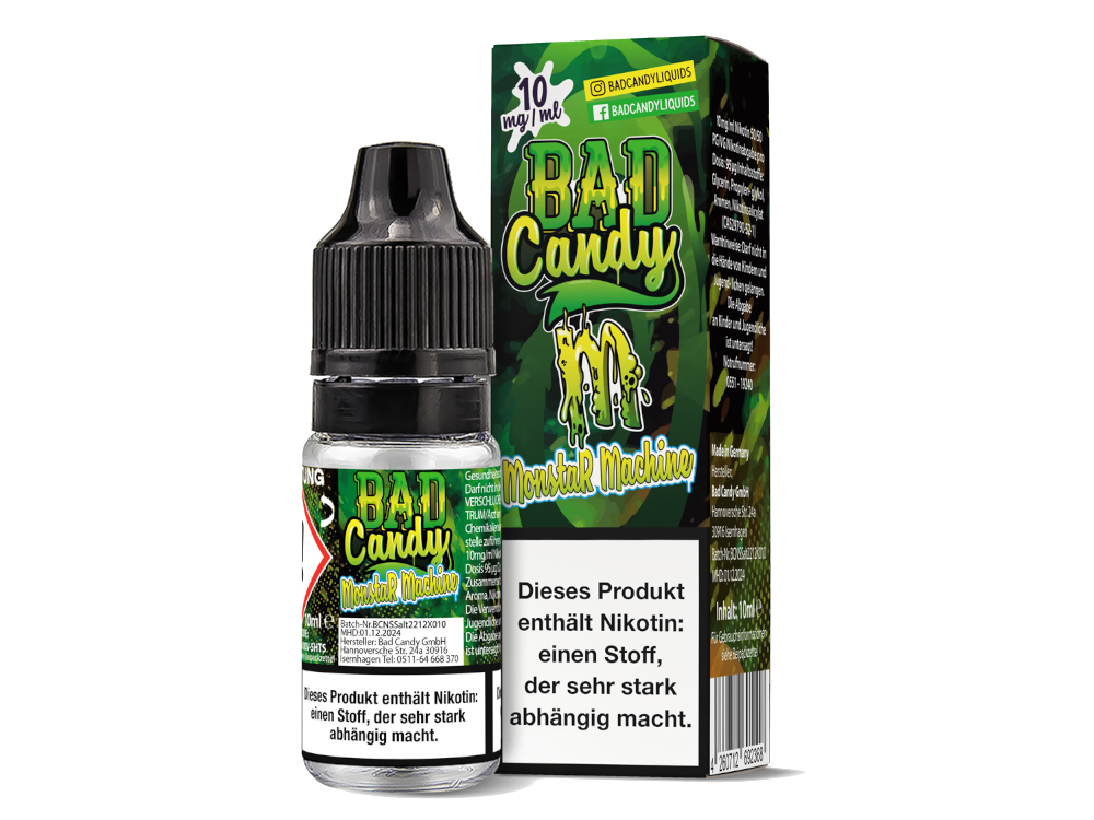 Bad Candy Liquids - Monstar Machine - Nikotinsalz Liquid 10ml