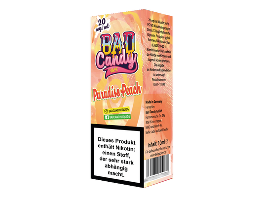 Bad Candy Liquids - Paradise Peach - Nikotinsalz Liquid 10ml