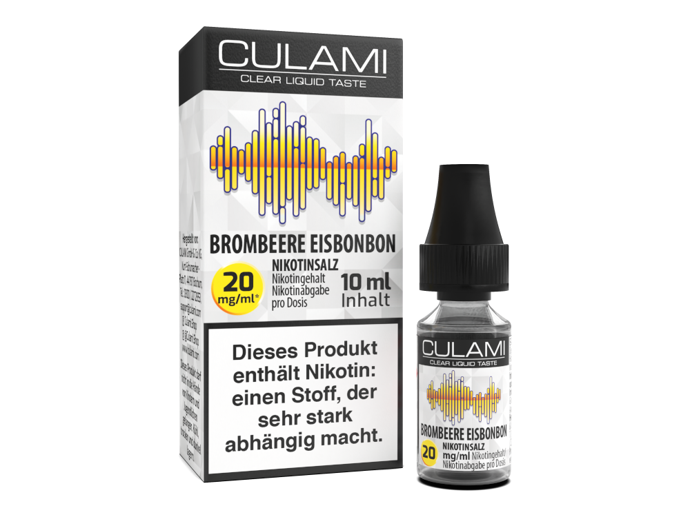 Culami - Nikotinsalz Liquid 10ml - Brombeere Eisbonbon