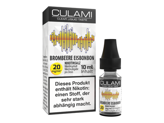 Culami - Nikotinsalz Liquid 10ml - Brombeere Eisbonbon