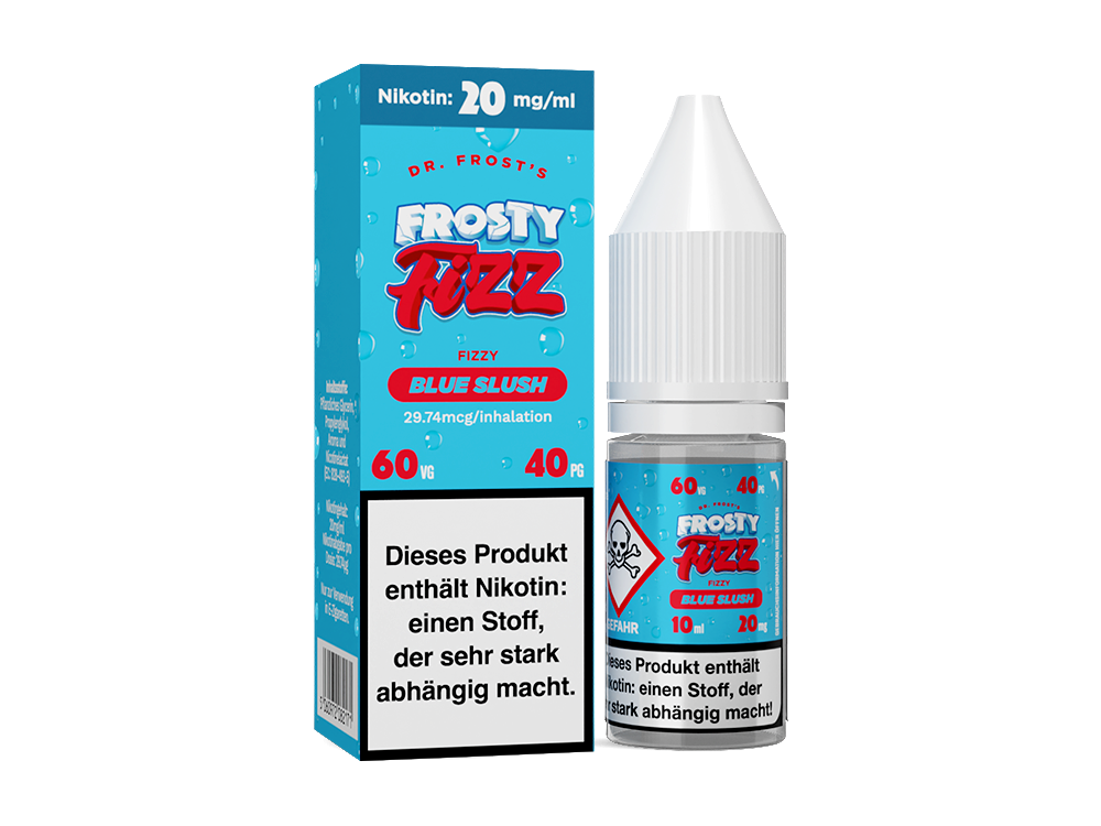 Dr. Frost - Frosty Fizz - Blue Slush - Nikotinsalz Liquid 20mg/ml 10ml