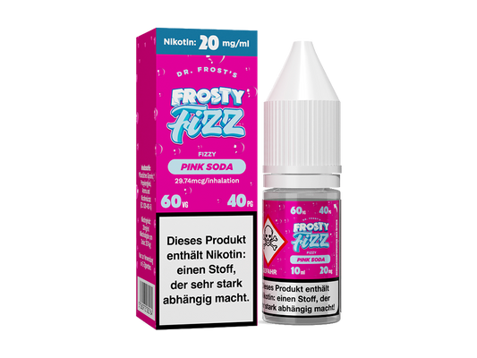 Dr. Frost - Frosty Fizz -10ml Nikotinsalz Liquid  - Pink Soda