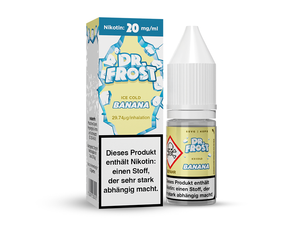 Dr. Frost - Ice Cold - Nikotinsalz Liquid 10ml - Banana