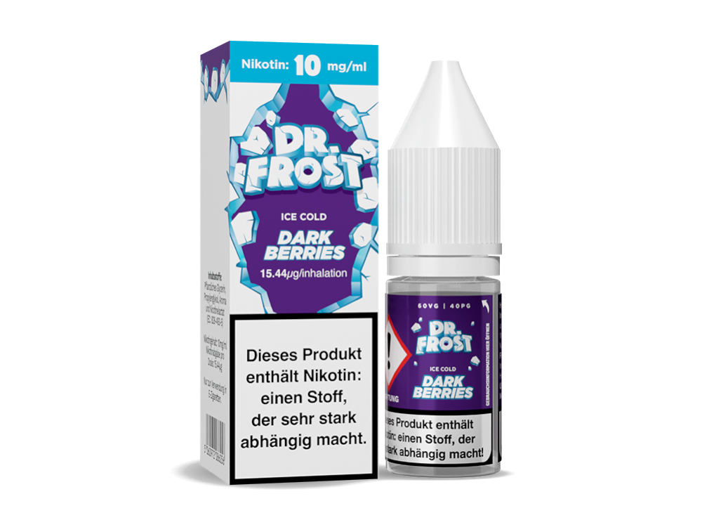 Dr. Frost - Ice Cold - Nikotinsalz Liquid 10ml - Dark Berries