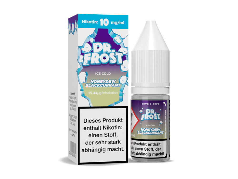 Dr. Frost - Ice Cold - Nikotinsalz Liquid 10ml - Honeydew Blackcurrant