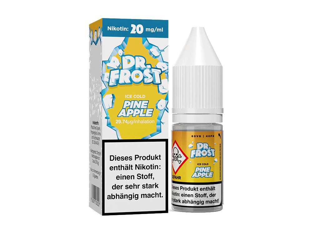 Dr. Frost - Ice Cold - Nikotinsalz Liquid 10ml - Pineapple