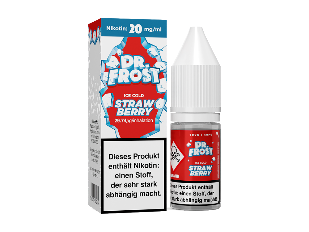 Dr. Frost - Ice Cold - Nikotinsalz Liquid 10ml - Strawberry