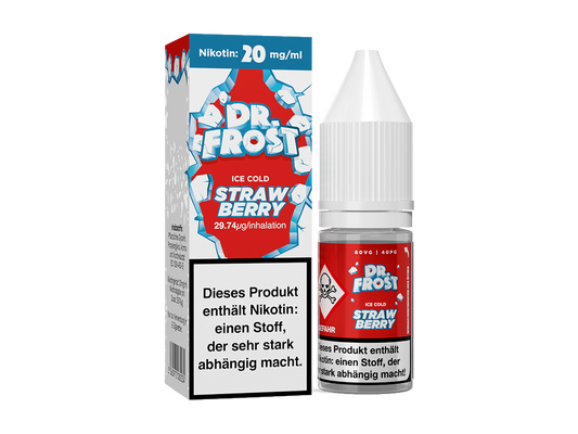 Dr. Frost - Ice Cold - Nikotinsalz Liquid 10ml - Strawberry