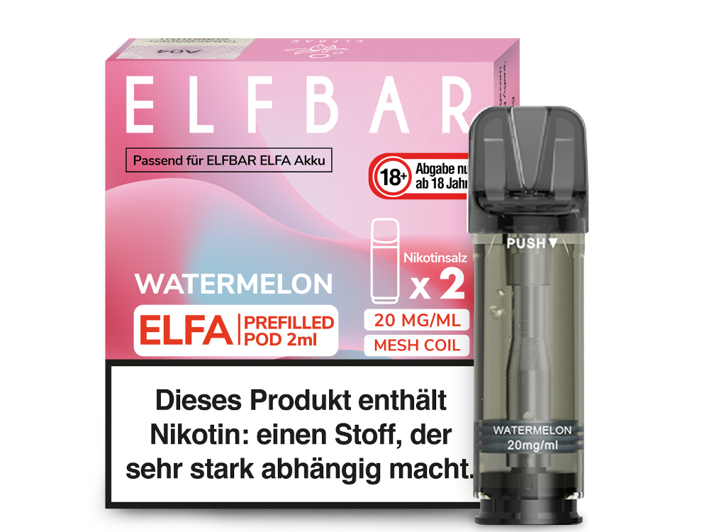 Elfbar Elfa Pod 20mg/ml (2 Stück) - Watermelon