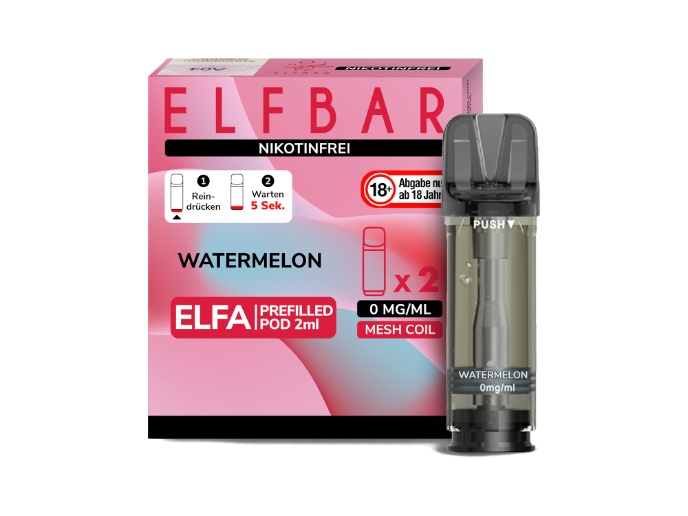 Elfbar Elfa Pod 20mg/ml (2 Stück) - Watermelon