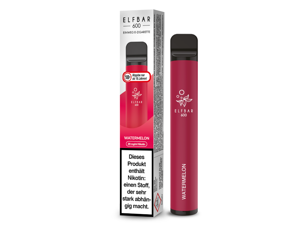 Elfbar 600 Einweg E-Zigarette - Watermelon Pomegranate