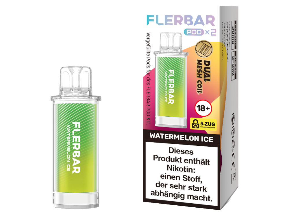 Flerbar - POD (2 Stück pro Packung) - Watermelon Ice