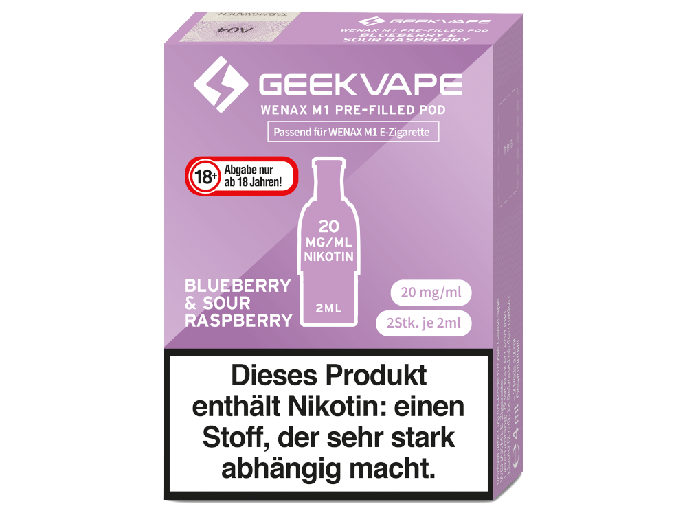 GeekVape - Wenax M1 Pod (2 Stück pro Packung) - Watermelon Ice