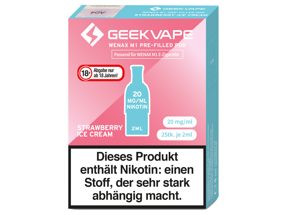 GeekVape - Wenax M1 Pod (2 Stück pro Packung) - Watermelon Ice