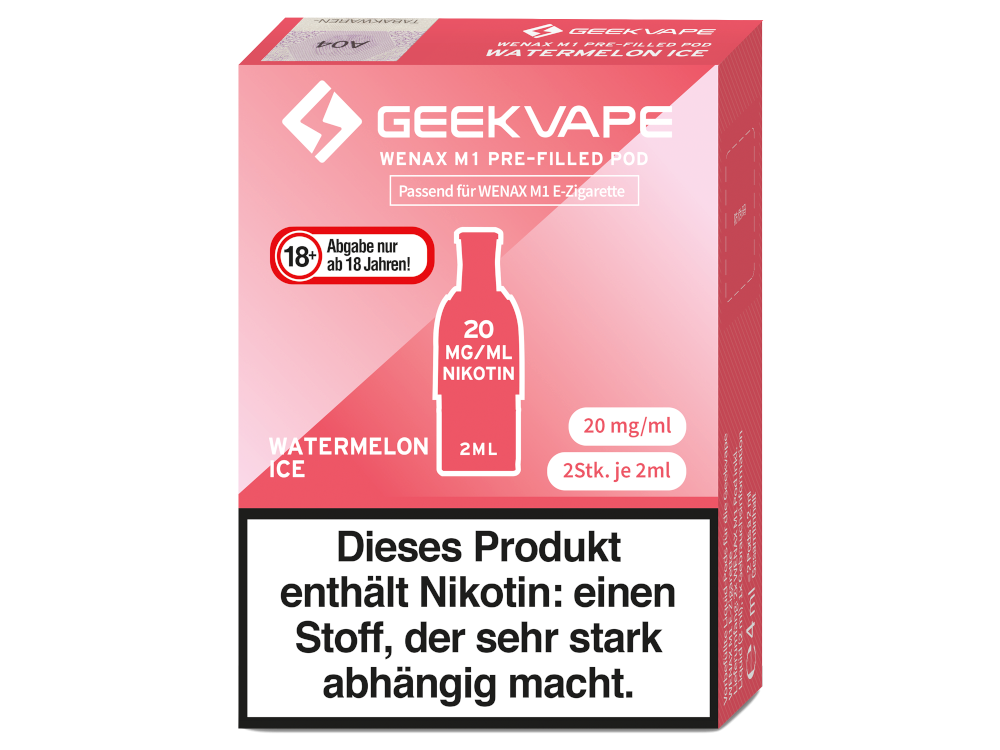 GeekVape - Wenax M1 Pod (2 Stück pro Packung) - Watermelon Ice