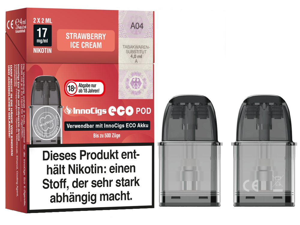 InnoCigs - Eco Pod (2 Stück pro Packung) - Watermelon