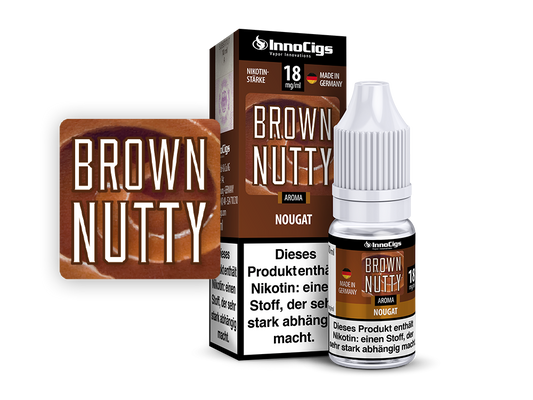 Brown Nutty Nougat Aroma - Liquid für E-Zigaretten 10ml