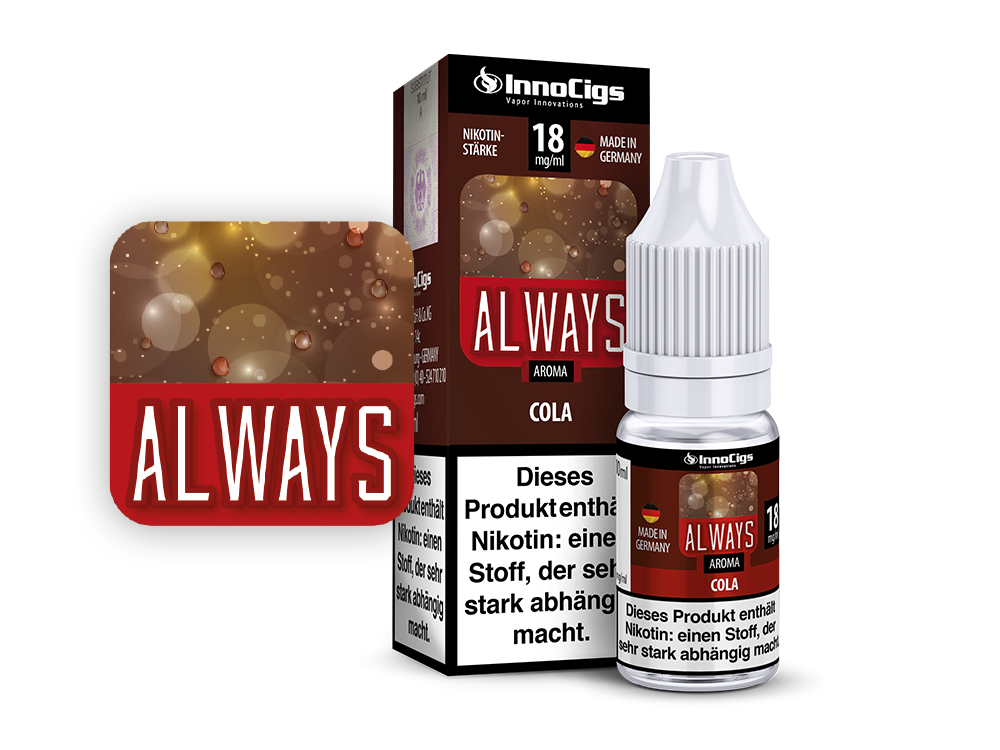 Always Cola Aroma - 10ml Liquid für E-Zigaretten