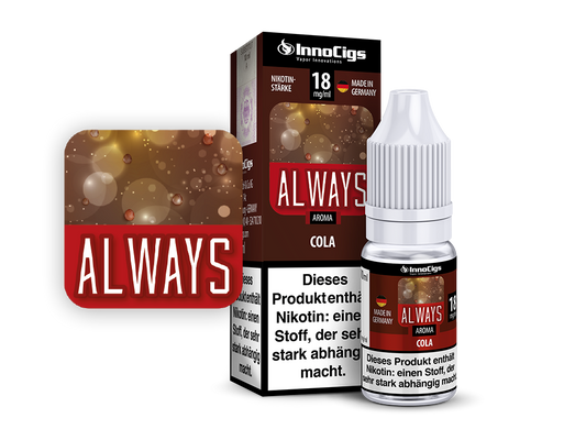 Always Cola Aroma - 10ml Liquid für E-Zigaretten