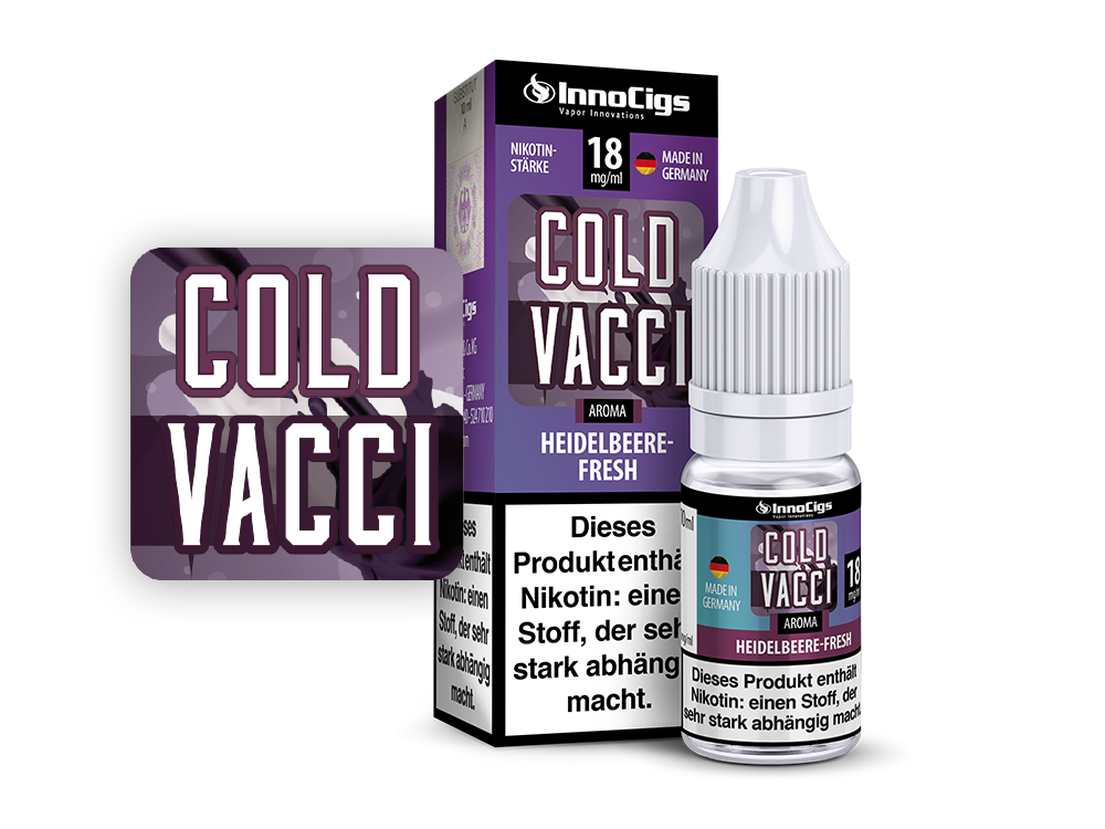 Cold Vacci Heidelbeere-Fresh Aroma - Liquid für E-Zigaretten 10ml