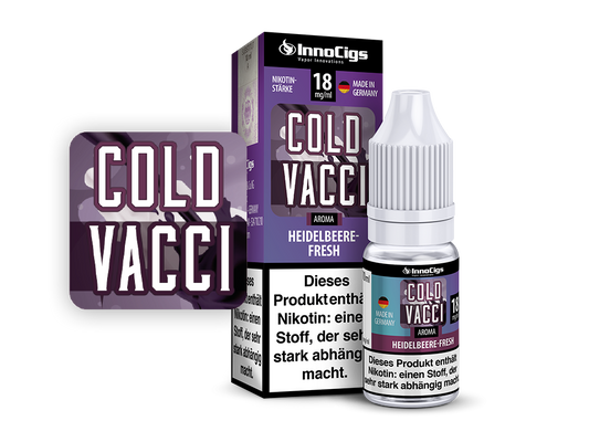 Cold Vacci Heidelbeere-Fresh Aroma - Liquid für E-Zigaretten 10ml