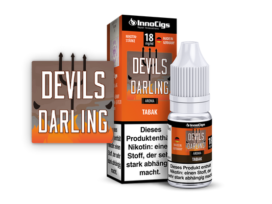 Devils Darling Tabak Aroma - 10ml Liquid für E-Zigaretten