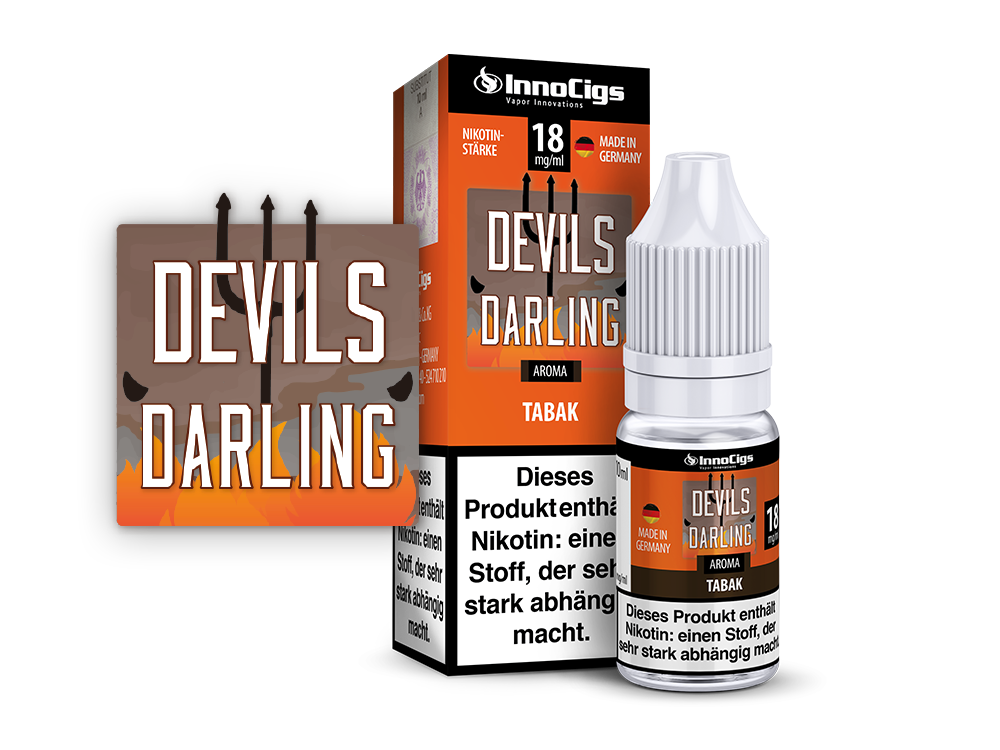 Devils Darling Tabak Aroma - 10ml Liquid für E-Zigaretten