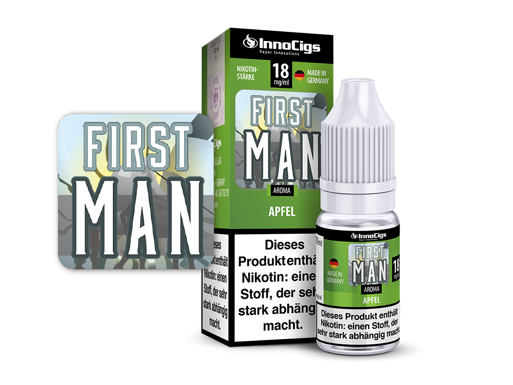 First Man Apfel Aroma - 10ml Liquid für E-Zigaretten