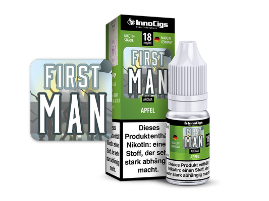 First Man Apfel Aroma - 10ml Liquid für E-Zigaretten