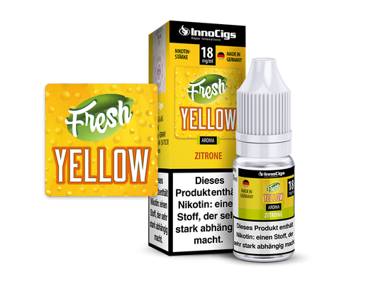 Fresh Yellow Zitrone Aroma - 10ml Liquid für E-Zigaretten