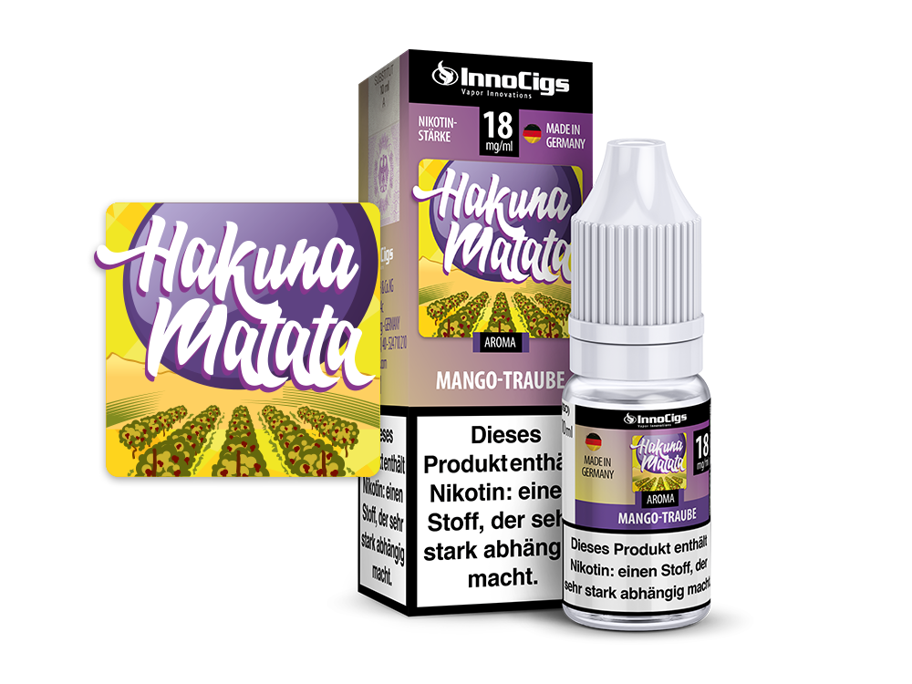 Hakuna Matata Traube Aroma - 10ml Liquid für E-Zigaretten