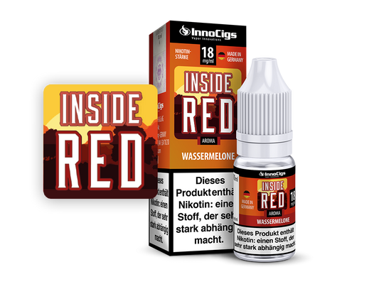 Inside Red Wassermelonen Aroma - 10ml Liquid für E-Zigaretten