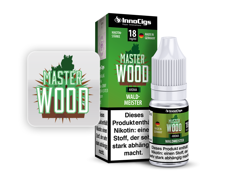 Master Wood Waldmeister Aroma - 10ml Liquid für E-Zigaretten