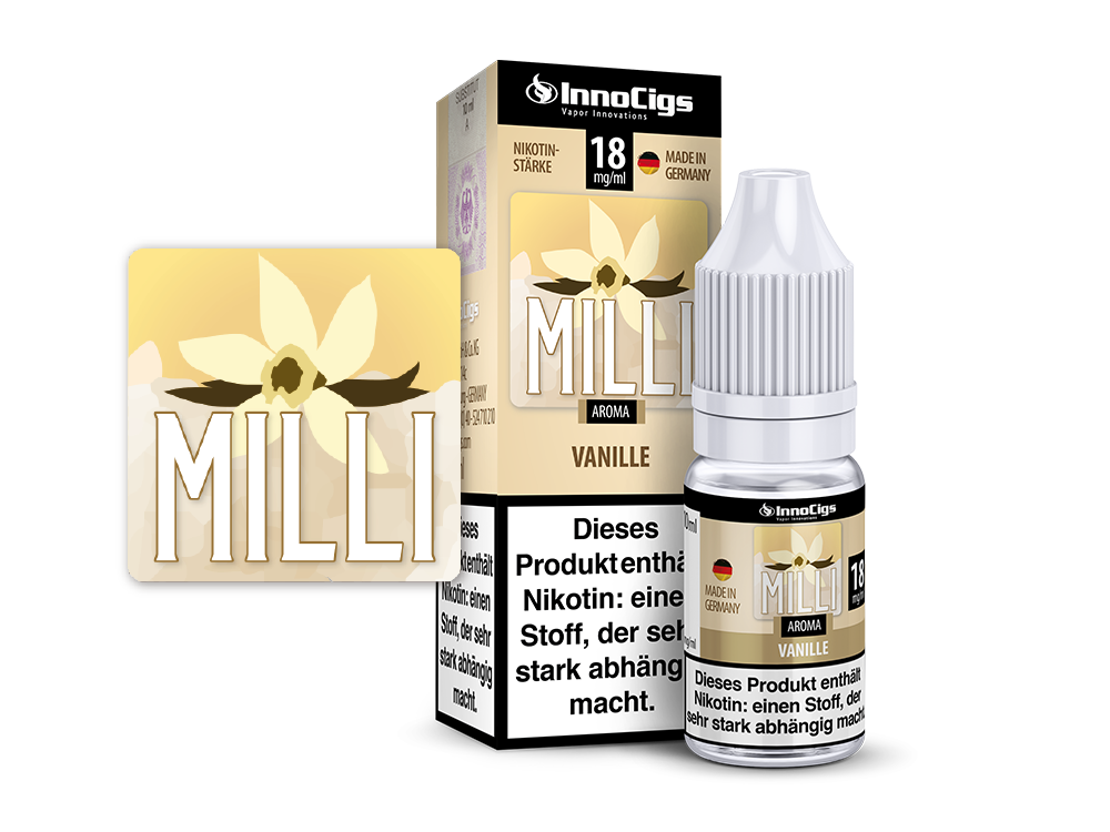 Milli Vanille Aroma - 10ml Liquid für E-Zigaretten