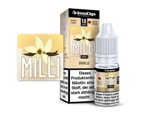 Milli Vanille Aroma - 10ml Liquid für E-Zigaretten