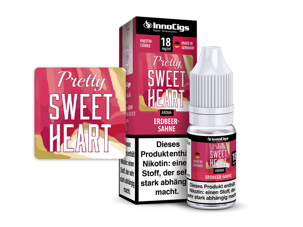 Pretty Sweetheart Sahne-Erdbeer Aroma - 10ml Liquid für E-Zigaretten