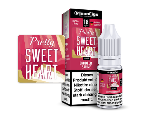 Pretty Sweetheart Sahne-Erdbeer Aroma - 10ml Liquid für E-Zigaretten