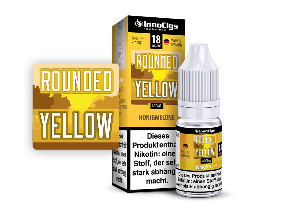 Rounded Yellow Honigmelonen Aroma - 10ml Liquid für E-Zigaretten