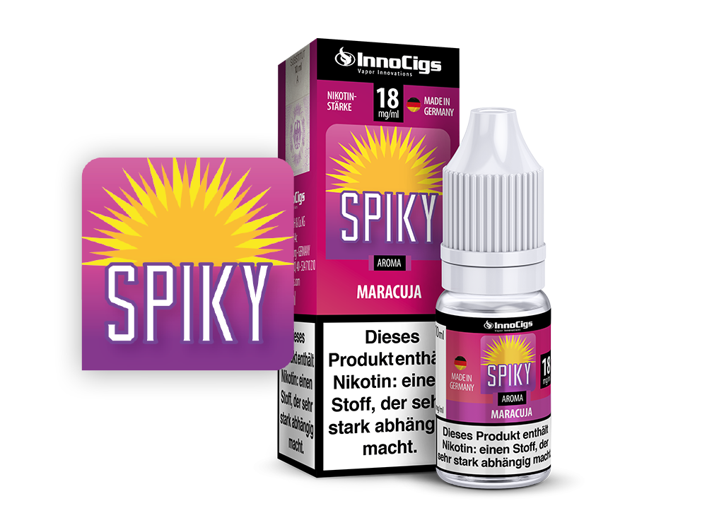 Spiky Maracuja Aroma - 10ml Liquid für E-Zigaretten