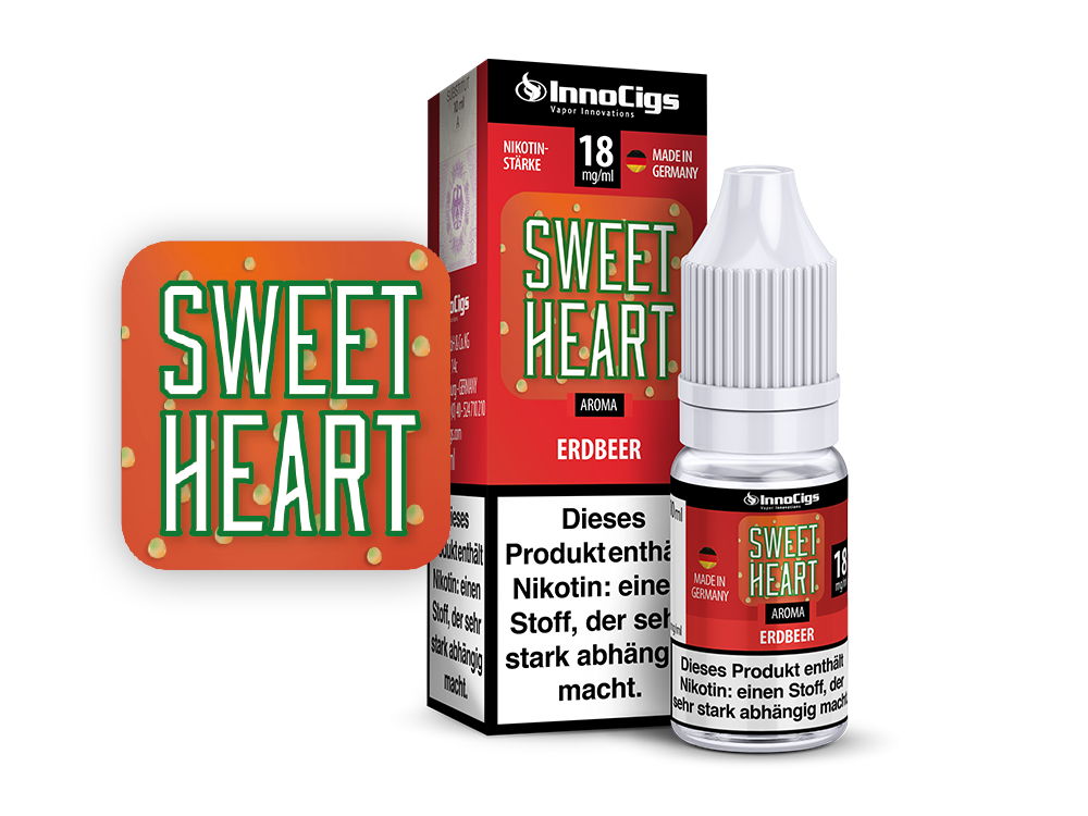 Sweetheart Erdbeer Aroma - 10ml Liquid für E-Zigaretten